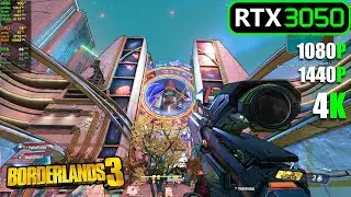 RTX 3050 | Borderlands 3 - 1080p, 1440p, 4K - Low, Medium, High