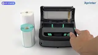 Xprinter XP-P441B, a 4inch Bluetooth/Wifi label mobile printer