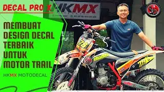 Decal Motor Trail Terbaik - HKMX Motodecal