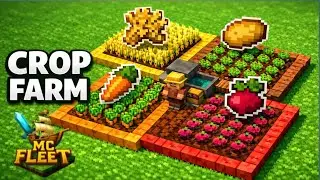 I Built an Automatic Crop Farm on MC Fleet Server 🌾