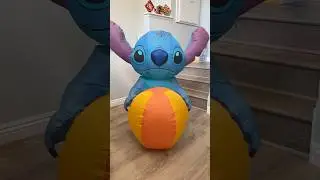 REMOTE CONTROL INFLATABLE STITCH! #shorts