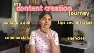 my content creation journey 🎀 commercials | agencies, tips & tricks & more