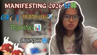 Manifesting My Dream 2026 ✨ CA | Trading | Travel | Business#cainter #smallbusiness #trading #travel