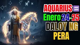 Aquarius ♒— Enero 24–25: Ang Bagong Enerhiya ay Magdadala ng Daloy ng Pera 💰🌌