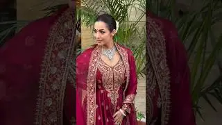 Malika Arora wore a saree on Arjun Kapoor's insistence &hearts;️ #shorts
