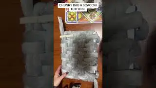Come fare una CHUNKY BAG a scacchi - tutorial #chunkybag #crochet #chunkybagtutorial 