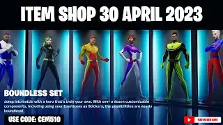 Fortnite Item Shop 30 April 2023 BOUNDLESS SET!
