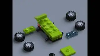 Build a LEGO Mini Military Humvee in 20 Seconds! Ra Brick🚙  Easy LEGO Tutorial