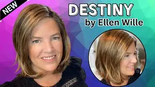 DESTINY by Ellen Wille in Bernstein Rooted, 12.26.19, Wig Review, Styling & Color Details, New Style