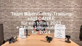 Team Biker-Safety-Training sagt Danke für eine tolle Trainingssaison 2023 + Frühbucherrabatt 2024