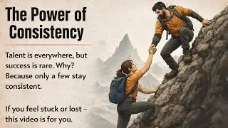 Be Consistent🔥Change Your Life | Improve Your English Fluency | English Listening Practice