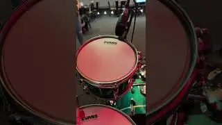 Premier Artist Club 100 sound check. #premierdrums #premierdrumco