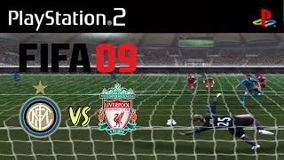 FIFA 09 SOCCER: Inter Milan VS Liverpool (PS2 Gameplay)