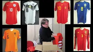 Unboxing ERSTBEWERTUNG Match Worn Trikots Nationalspieler Trikots aus DFB Quelle für unsere Auktion