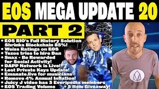 🔵 EOS Mega Update 20 (Part 2 of 2): Tezos & Dan, Emanate, Hyperion,Snax, DappNetwork, Constitution