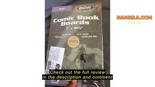 Review BCW Silver Age Comic Bags and Backer Boards - 100ct