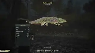 Fallout 76 | Scaled Axolotl | Fishing at my own camp for the July Axolotl