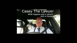 What happens with a second DUI in Florida?