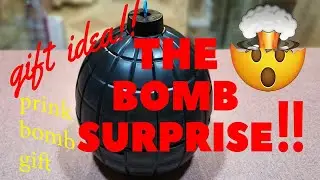 Surprise Gift Idea prink bomb gift .  Gift Box  DIY