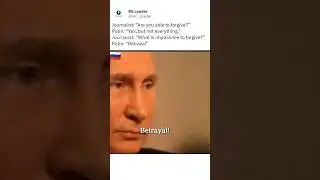 Putin does not forgive Betrayal. #sigma #putin #viralvideo #shorts