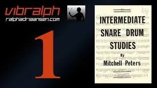 Vibralph - Intermediate snare drum studies Ex  I and II
