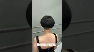 womens short bowl cut with nape shave #hair #haircut #hairstyle #bob #pixie #shorthaircut #hairstyle