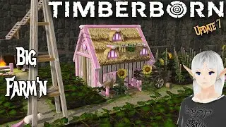Regular Farms?  No its time for BIG FARM'N &ndash; Timberborn Update 7 - Whitepaws mod [E8]