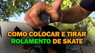 COMO COLOCAR E TIRAR ROLAMENTO DA RODA DO SKATE