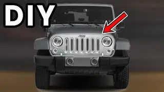 DIY 2007-2018 Jeep Wrangler Grille Removal | How To Remove Jeep Wrangler Grille