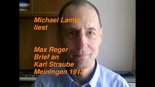 Max Reger: Brief an Karl Straube, Meiningen, 8. Dezember 1912