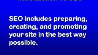 Seo Education 101 Part 1 - Introduction To Seo And the 27 Part Course