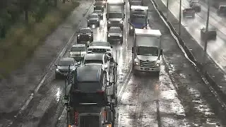 Clearview Expressway has reopened, floodwaters have subsided
