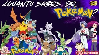 &iquest;Eres un MAESTRO POK&Eacute;MON? 🎓 | 60 Preguntas que Solo el 1% Responde (Nivel LEYENDA)