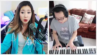 HOW FAR I'LL GO (MOANA) | fuslie & ChewieMelodies cover
