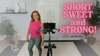 25-Minute Indoor Cycling Ride for Strength | Power Up Your Legs & Glutes!