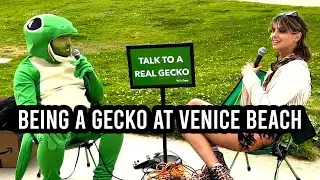 Being a gecko at Venice Beach