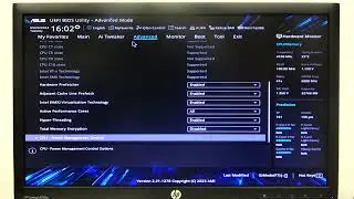 Как включить/отключить Intel SpeedStep на материнской плате ASUS Z690 Prime