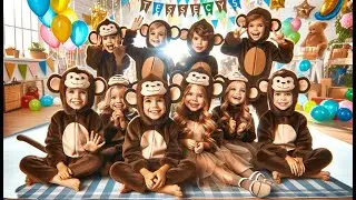 🐒 Детский комбинезон &laquo;Обезьянка&raquo; от Tao-Ge | Лучший детский костюм &laquo;Обезьянка&raquo; 🐵