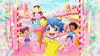 Ice Cream Song for Kids | Magic Fun for Kids / kids rhymes song poem / kids dance/kids video