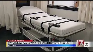 Iryna's Law paves way for executions to resume in North Carolina