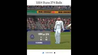 𝗥𝗼𝗵𝗶𝘁 𝗦𝗵𝗮𝗿𝗺𝗮 𝟭𝟬𝟬𝟰 𝗥𝘂𝗻𝘀 𝟯𝟳𝟰 𝗕𝗮𝗹𝗹𝘀 😂 𝗥𝗲𝗮𝗹 𝗖𝗿𝗶𝗰𝗸𝗲𝘁 𝟮𝟮 #shorts