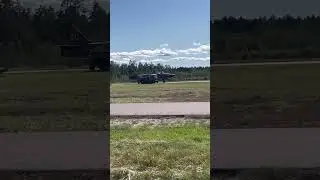 Saab J32 Lansen engine startup at Karlstad airshow 2025🇸🇪 #aviation #aviationlovers #airforce