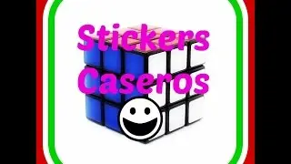Tutorial: como hacer pegatinas para el cubo de Rubik