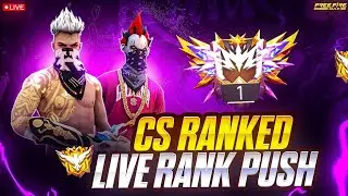 CS RANK PUSH TO REGION || MP5 TOP 1 PLAYER SOON || FREE FIRE LIVE