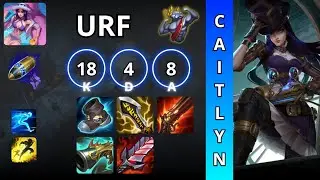 🎯 Caitlyn URF Gameplay &ndash; Infinite Headshot Pressure | League of Legends