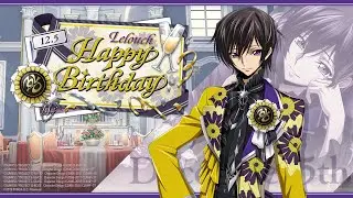 Code Geass:Lost Stories HAPPY BIRTHDAY『12月5日ルルーシュ誕生日おめでとう』イベント【2025】【ロススト】【コードギアス】