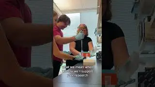 How many people does it take to pipette into a test tube? #research #science #lab