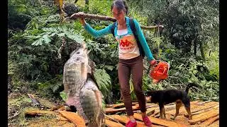 No Nets, No Fishing Rod - The Girl Catching Fish In The Extreme Stream