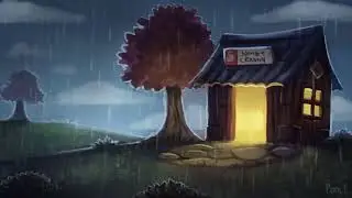 Animal Crossing • 1 Day of Relaxing Music with Rain Sound 💧