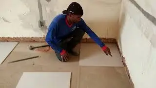Como tirar esquadro , prá assentar piso